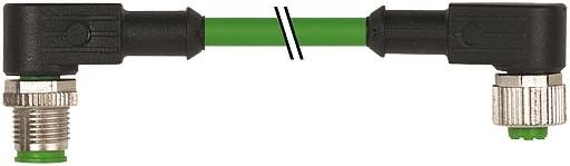 M12 Stecker gewinkelt 7000-46061-8020030