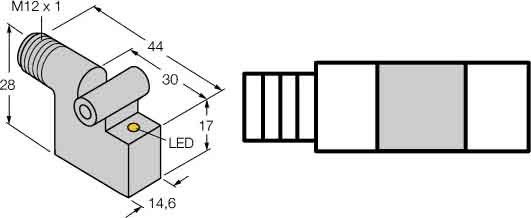 Magnetfeldsensor BIM-IKT-Y1X-H1141