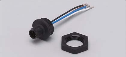 Einbaustecker gerade M12 E7006S