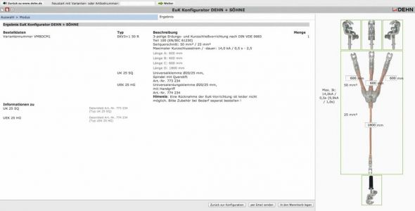 Erdungs-u. Kurzschließseil EKV3+1 95 R VRAB9WB