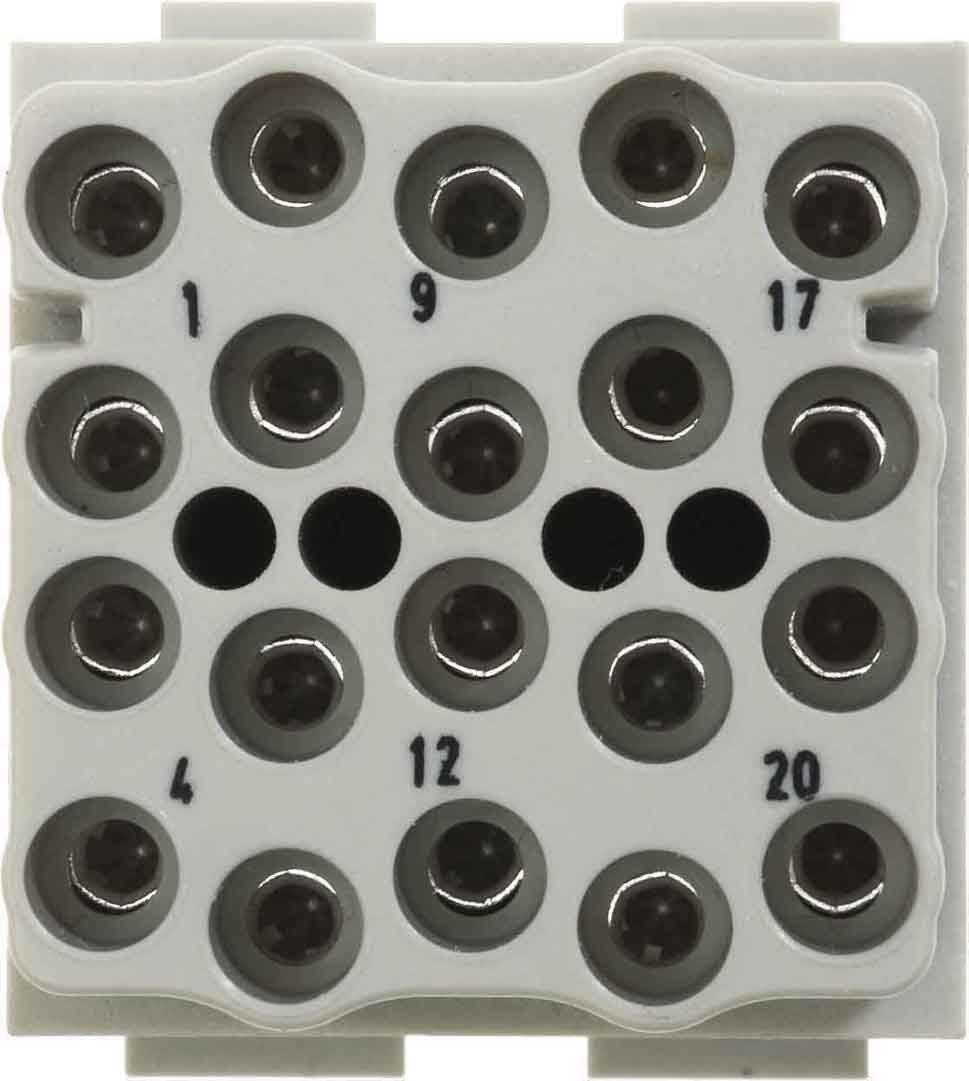 Modul f. Buchsenkontakte 09 14 020 3101