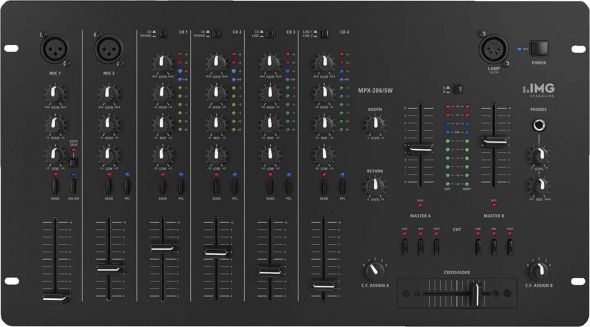 Stereo-Mischpult MPX-206/SW