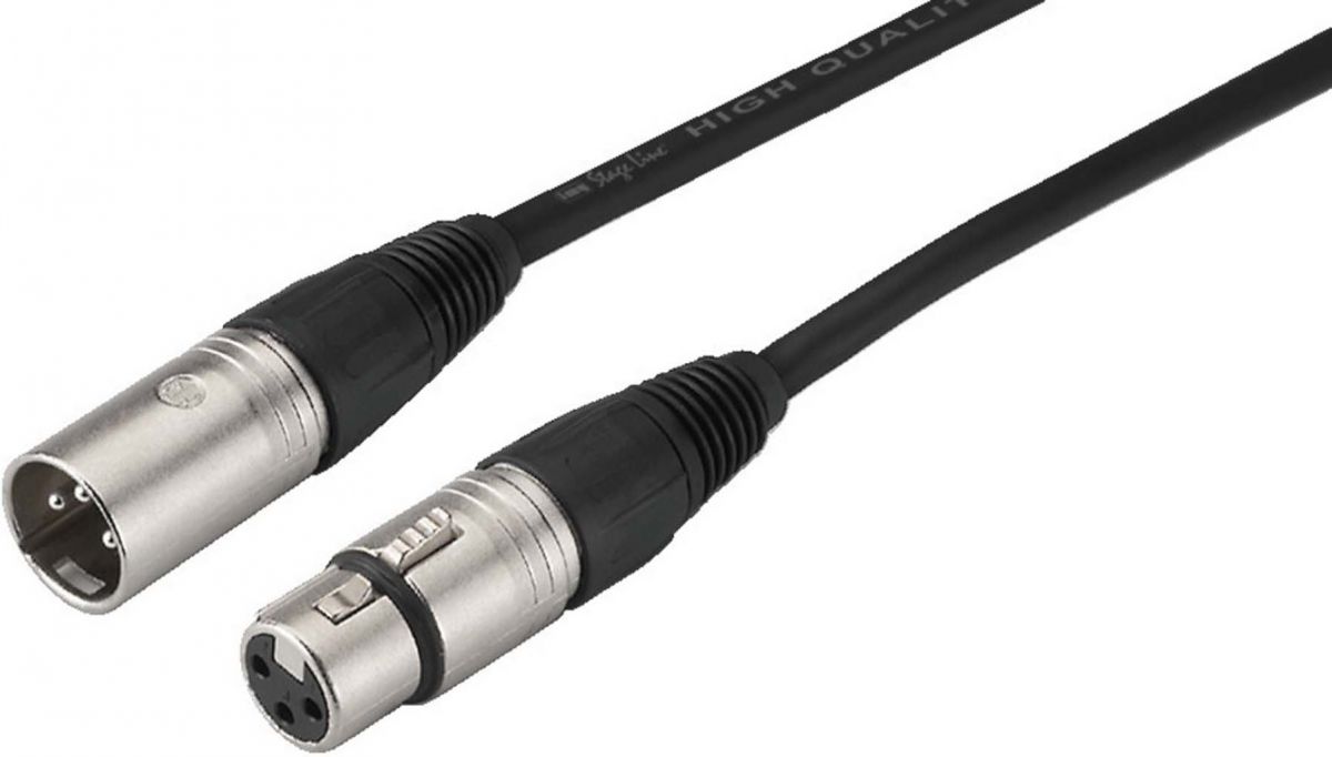 XLR-Verlängerungskabel MECN-100/SW