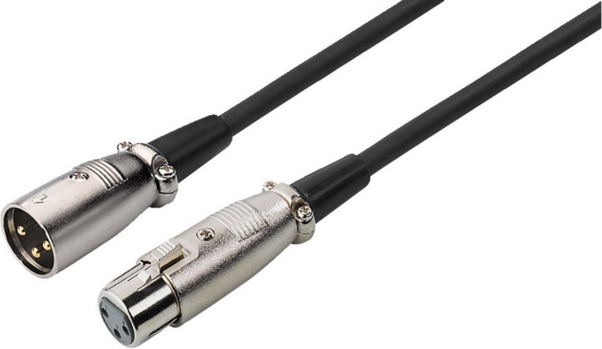 XLR-Verlängerungskabel MEC-50/SW