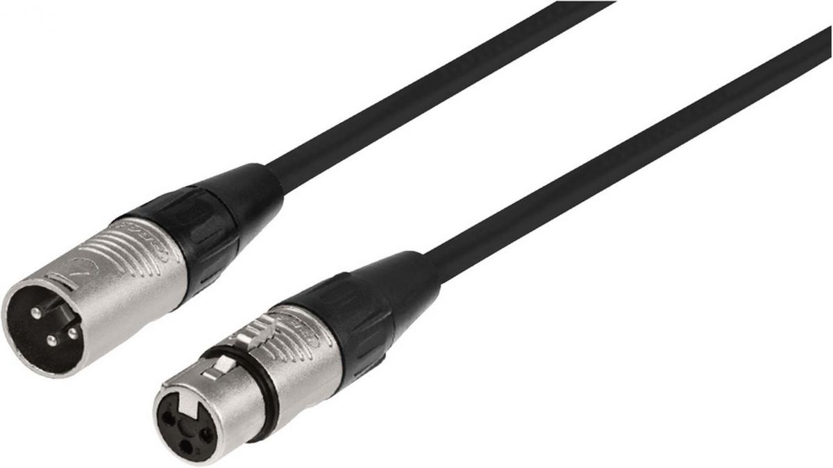 XLR-Verlängerungskabel MECR-100/SW