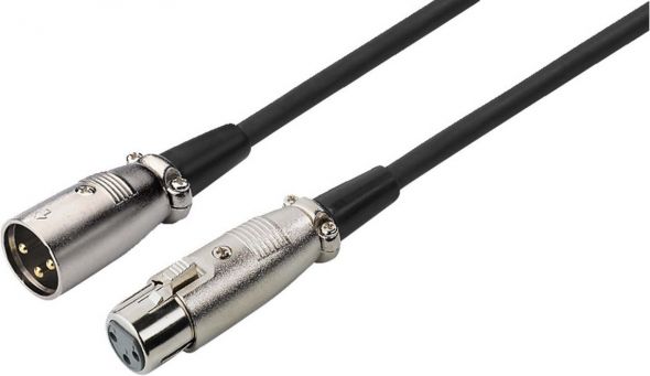 XLR-Verlängerungskabel MEC-20/SW