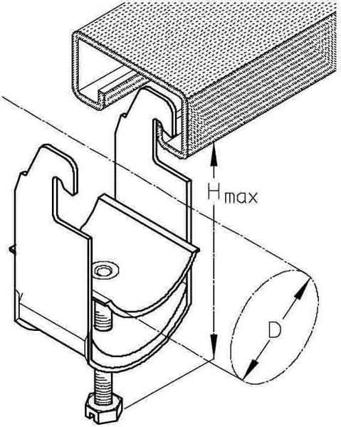 Kabelschelle 100 AC