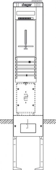 Zähleranschlusssäule ZAS202HH1