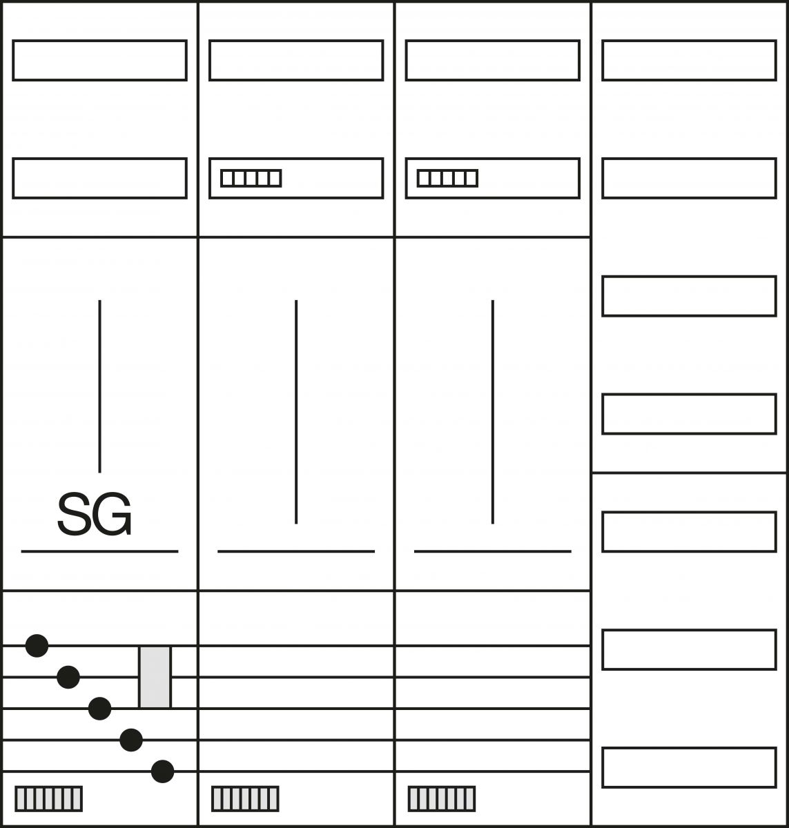 Komplettschrank, univers Z ZB341X29N
