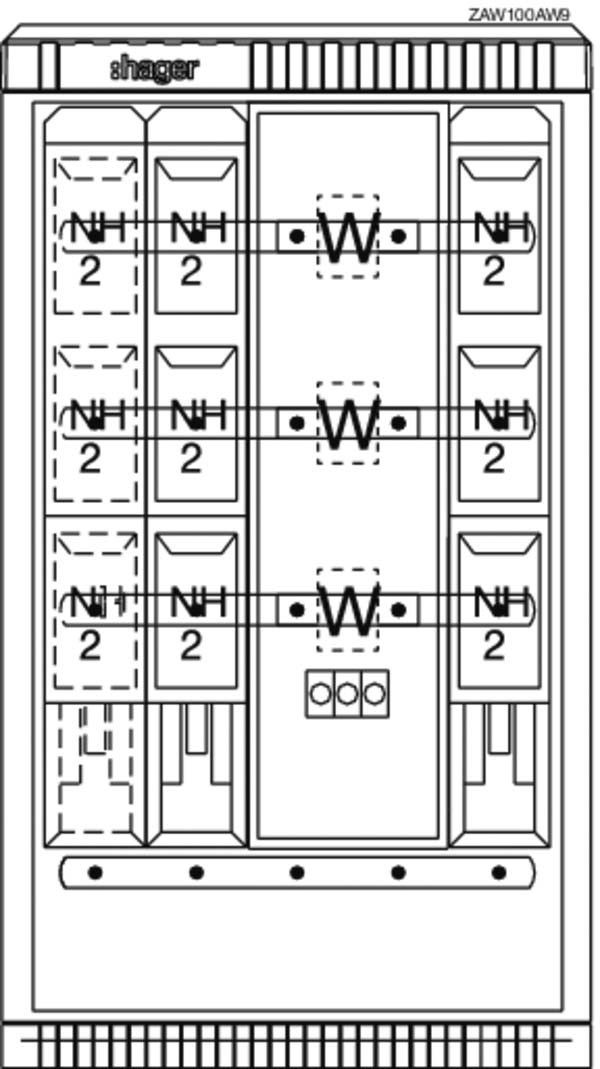 Wandlermessschrank ZAW100AW9