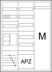 Zählerschrank ZSDZVK1100BKE-I/APZ