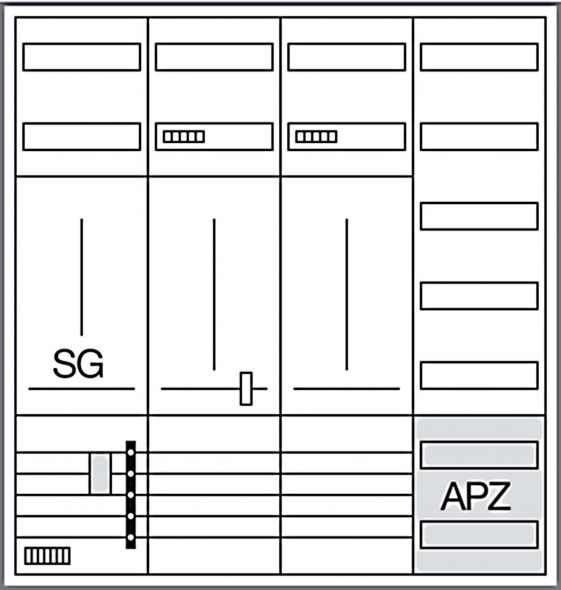 Komplettschrank ZB342U25LS
