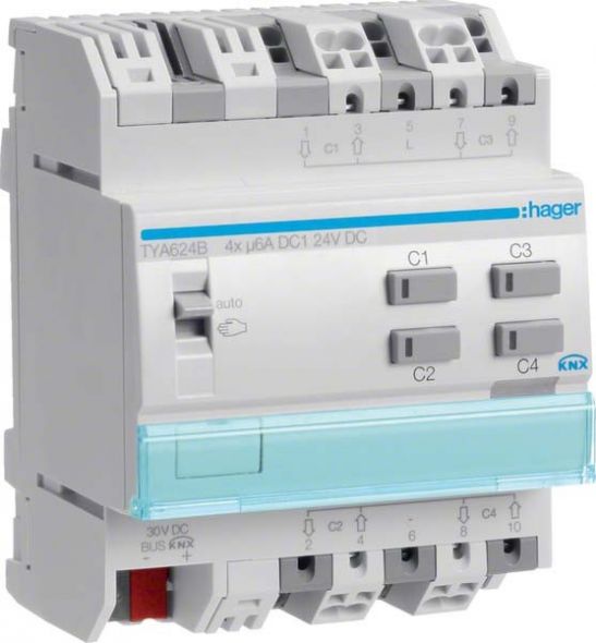 KNX Rollladenausgang 4fach TYA624B