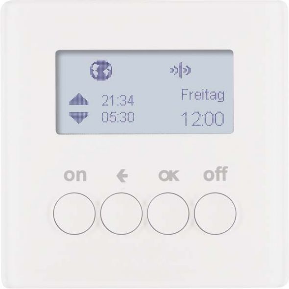 Zeitschaltuhr 85745229 polarweiß samt