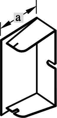 Endplatte R 2573 verzinkt