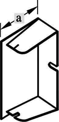 Endplatte R 2573 verzinkt