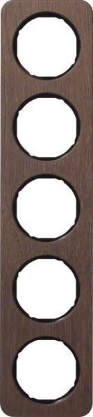 Rahmen 5-fach 10152354 Eiche schwarz glänzend