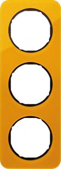 Rahmen 3-fach 10132334 orange/schwarz glänzend
