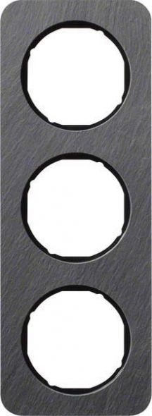 Rahmen 3-fach 10132384 Schiefer anthrazit/schwarz