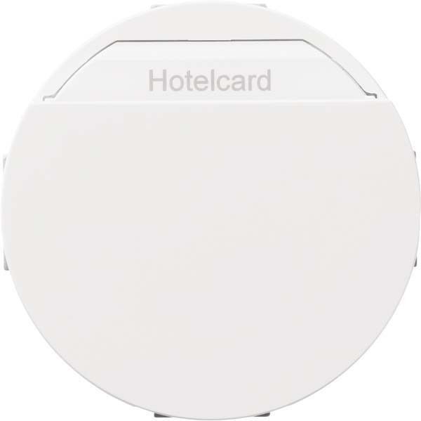 Hotelcard-Schaltaufsatz 16402079 polarweiß glänzend