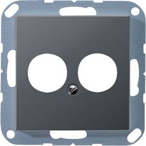 Abdeckung Lautspr. 2-fach A 562-2 BF ANM