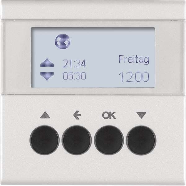 Jalousie-Schaltuhr 85741183 alu matt lackiert