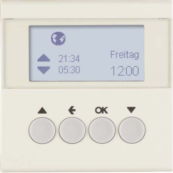 Jalousie-Schaltuhr 85741182 weiß glänzend