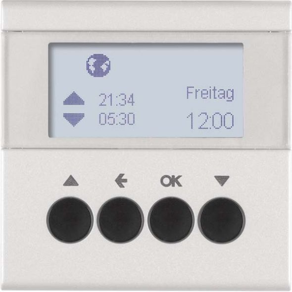 Jalousie-Schaltuhr 85741183 alu matt lackiert