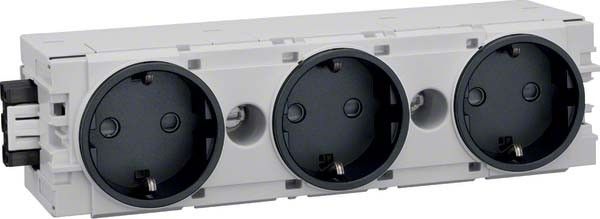 Steckdose 3-fach gs GS3000 gsw
