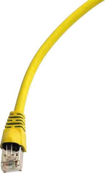 MP8 FS500 Patchkabel S/FTP Cat.6A ISO LSZHgelb0,25