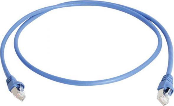 MP8 FS500 Patchkabel Cat.6A ISO LSZH blau 20m