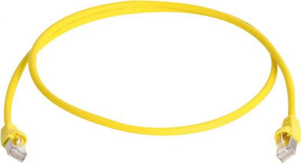 MP8 FS500 Patchkabel Cat.6A ISO LSZH gelb 20m