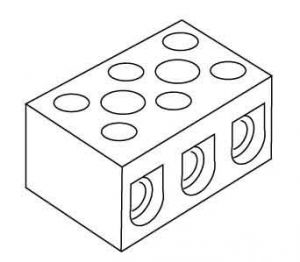 117.G Anschlussklemme 1,0-6,0 mm² Porzellan