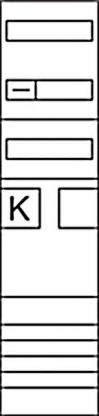 Komplettfeld ZH3EH27 ehz,1-feld.,H 1050mm,1-ZP