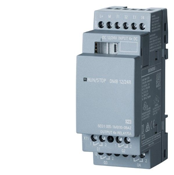 6ED1055-1HB00-0BA2 SV/E/A: 24V/24V/RELAIS, 2TE