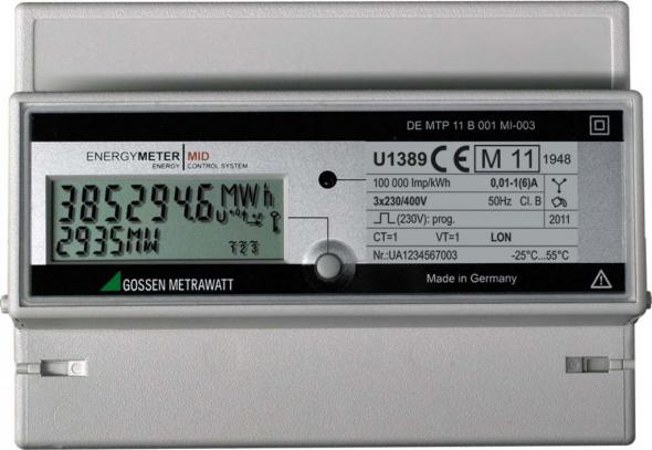 U1389-V011 U1389-V011 Wirkenergiezähler MID-Zulass