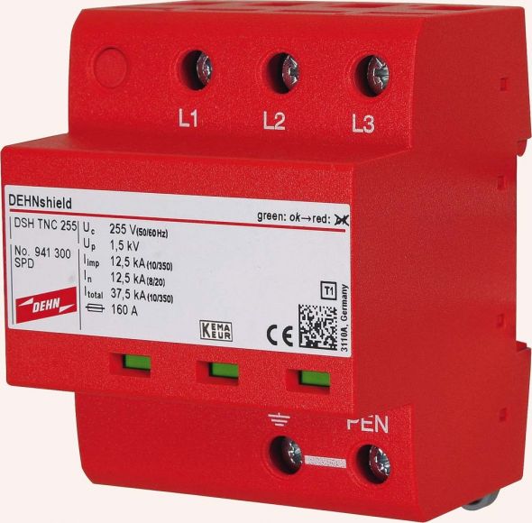 Kombi-Ableiter TN-C-Systeme DSH TNC 255