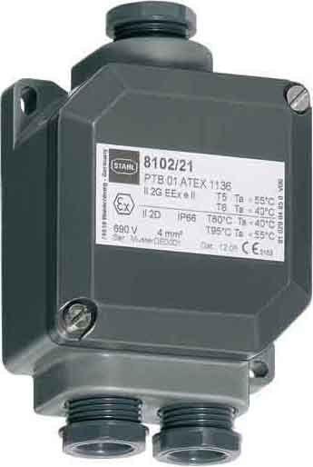 Abzweigdose 8102/22-3 EExi Zone1,2,21,22