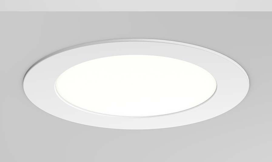 LED Downlight Toledo Flat Round 190 mm 3000 K