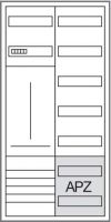 Komplettschrank 1ZP/VF-5rh-APZ