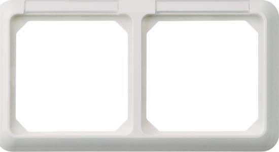 Rahmen 2-fach reinweiss 224204