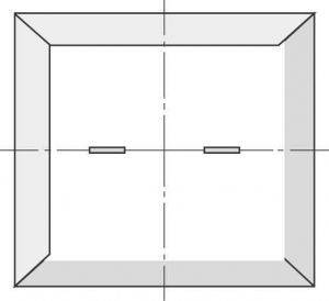 Bodenplatte DIN EN 40 BP 400x400x3mm