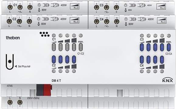 Dimmaktor DM 4 T KNX