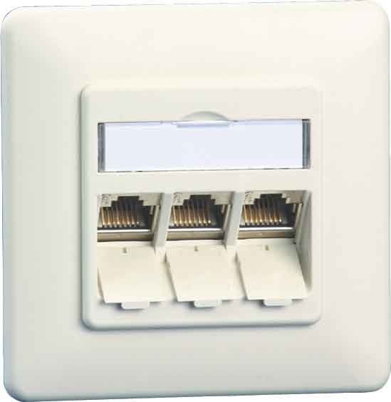 Anschlussdose C6Amodul UP TN C6Amod-3UP-180rw