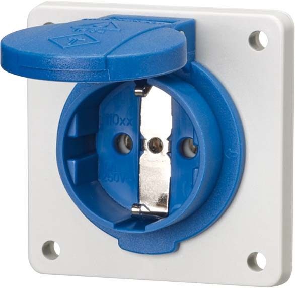 Schuko-Anbau-Steckdose 11011F