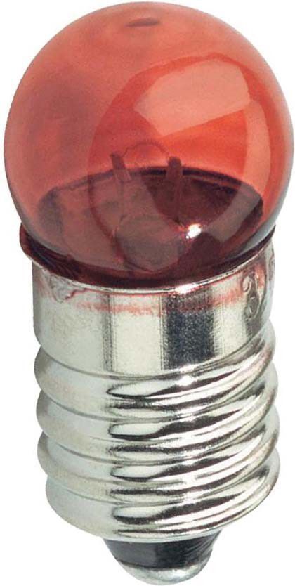 Kugelform E10 3,5V 0,2A ro 93140