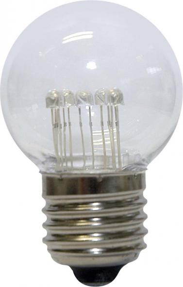 LED-Tropfenlampe 0,7W E27 20lm klar