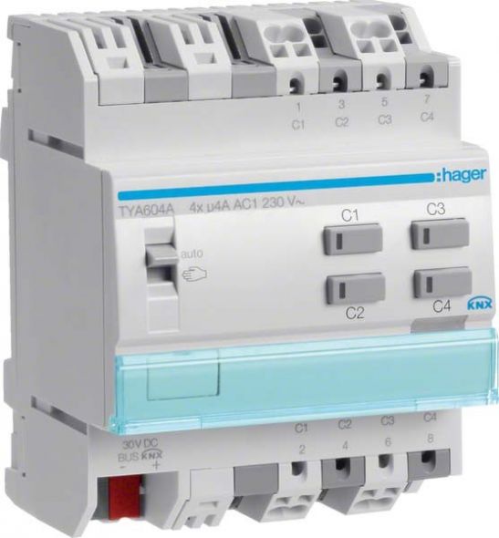 KNX Schalt-/Jalousieausga. TYA604A