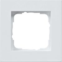 System 55 E2 1-fach Rahmen reinweiß glänzend 0211295 f