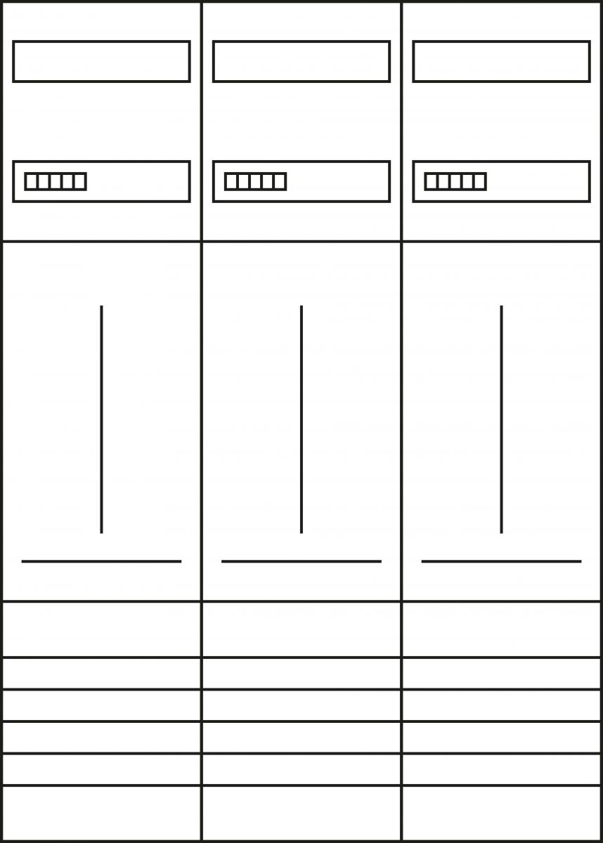 Komplettfeld ZL32P4K  univ.Z,3-feld